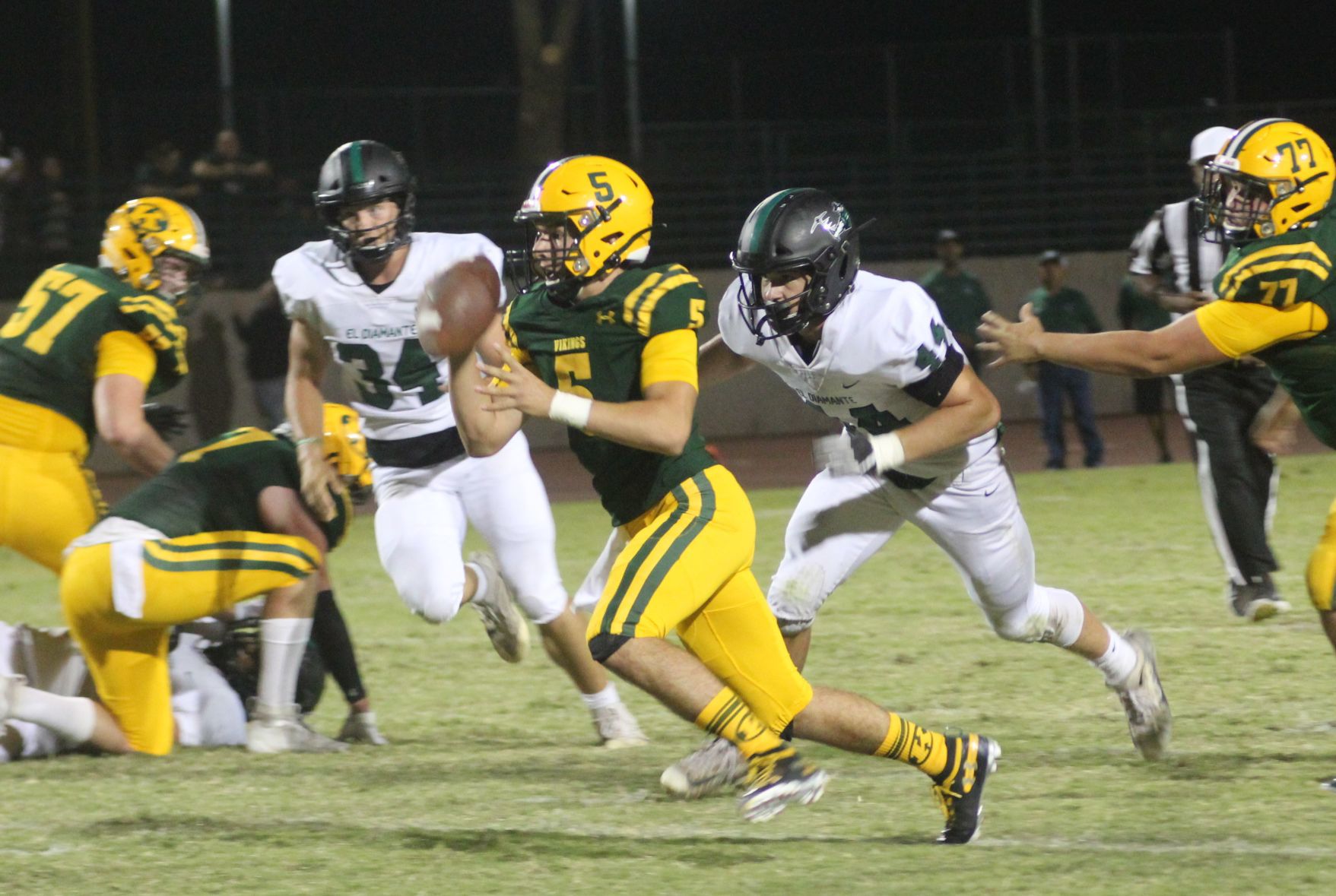 Vikings' defense dominates the Miners, remain undefeated at 5-0